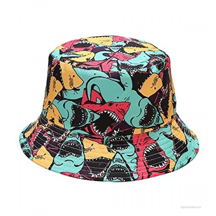 Fashion Unisex Embroidered Beach Sun Travel Bucket Hat Summer Beach Sun Fisherman Cap