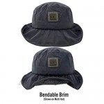 Funky Junque Bucket Hat Flash Reflective Sun Hat Bendable Brim Festival Boonie Cap