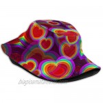 Gay is Good Rainbow Love is Love LGBT Bucket Hat Sun Beach Hats Cap for Men Women Unisex