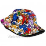 So-nic The Hedgehog Bucket Hat Fashion Outdoor for Men/Women
