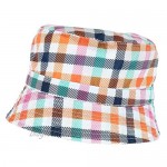 totes Women's Rainbow Gingham Rain Bucket Hat