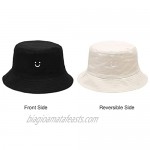 Umeepar Unisex Reversible Packable Bucket Hat Beach Sun Hat Fisherman Hat for Men Women