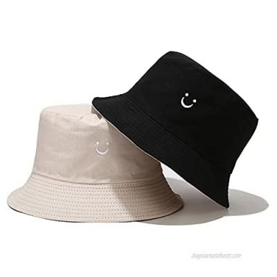 Umeepar Unisex Reversible Packable Bucket Hat Beach Sun Hat Fisherman Hat for Men Women