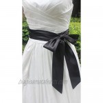 Wedding satin sash belt for special occasion dress bridal sash