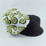 XuoAz Outdoor Bucket Hat Cotton Cloud-Printing for Women Packable Beach Caps Fishing Hat