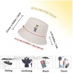 ZLYC Trendy Print Bucket Hat for Women Men Packable Summer Travel Beach Sun Hats