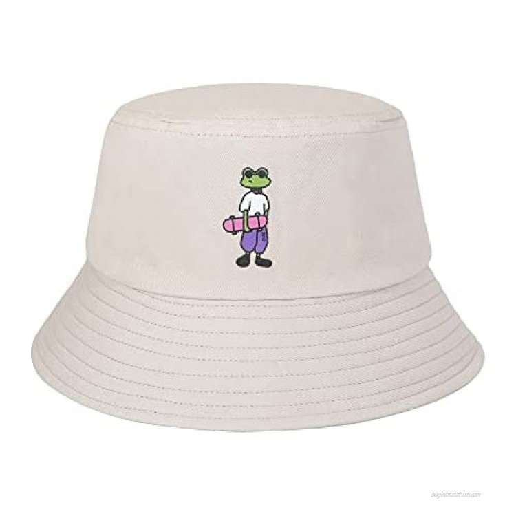 ZLYC Trendy Print Bucket Hat for Women Men Packable Summer Travel Beach Sun Hats