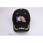 American Flag Eagle Baseball Cap Outdoor Trendy Cap for Men and Women