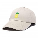 DALIX Pineapple Hat Unstructured Cotton Baseball Cap