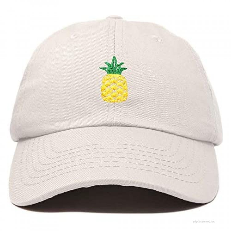 DALIX Pineapple Hat Unstructured Cotton Baseball Cap