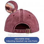 LIVACASA Baseball Cap Hats for Men Women Ponytail Pigment Dyed Cotton Dad Cap for Girls Boys Low Profile Classical
