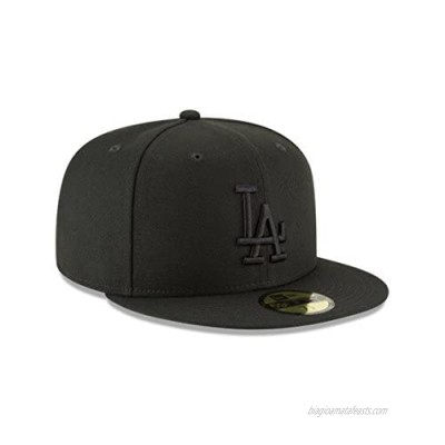 New Era Los Angeles Dodgers 59Fifty Hat  Adult  Black/Black