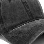 Voilipex Cotton Baseball Cap 2 Pieces Adjustable for Women Men Vintage Low Profile Unstructured Baseball Hat Dad Hat
