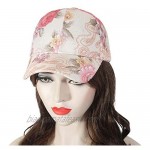 ZLYC Women Fashion Floral Print Baseball Cap Hawaiian Adjustable Snapback Dad Hat