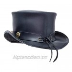 American Hat Makers El Dorado Top Hat with Bullet Band — Handcrafted Genuine Leather