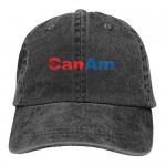 Can-Am Cowboy Hats Adult Women Denim Cotton Adjustable Hat Black