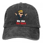 Wall Street Bets We Like The Stock Unisex Adult Cowboy Hat Full Cotton Curved Brim Baseball Cap