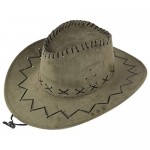 XUETON Men Women Cowboy Cowgirl Hat Classic Western Outback Cattleman Canvas Summer Beach Panama Sun Hats