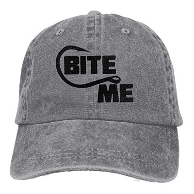 XZFQW Bite Me Trend Printing Cowboy Hat Fashion Baseball Cap for Men and Women Black