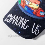 Among Us Kids Baseball Cap Adjustable Outdoor Sports Hat Black Unisex Printed Embroidery Game Peripheral Cap
