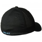 ARIAT Men's Black Blue Half Mesh Hat