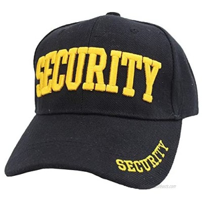 First Class Security Cap with ID On Front  Peak and Back