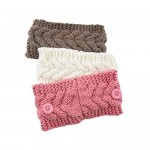 3 pcs crocheted head bands comfortable and soft Head Wraps skating/skiing/walking Women Girls gift.