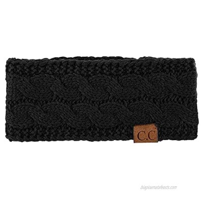 Women's Soft Winter Ear Warmer Cable Knit Headband