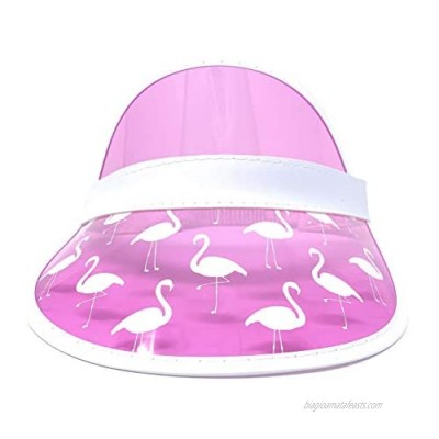 Fun Retro Tennis Colored Vinyl Sun Visor  Set of 1 Plastic Color Visor  Perfect Neon Visor Beach Hat