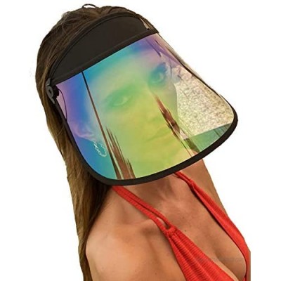 Intertwined Souls Sun Visor Hat - Face Shield - Sun Cap - UV Protection Hat - Hat for Travel  Hiking  Golf  Tennis  Outdoors