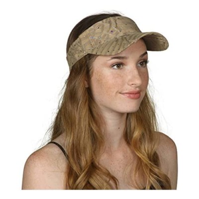 TOP HEADWEAR TopHeadwear Glitter Sequin Visor Hat