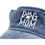 Waldeal Embroidered Dog Mom Visors for Women Summer Sun Protection Sports Visor Hat for Golf Tennis Beach