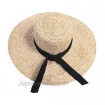 Chalier Summer Hats for Women Floppy Wide Brim Sun Hat Womens Straw Hat with UV UPF 50+ Protection Straw Cap