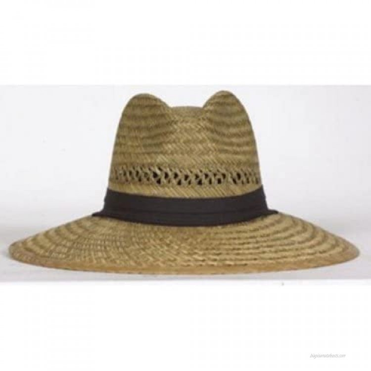 Dorfman Tm388 Big Brim Rush Straw Adjustable Hat (Pack of 12)