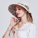 HAPEE Womens Garden Hat Both Sides wear Foldable Wide Brim UPF 50+ pefect for Women Fishing
