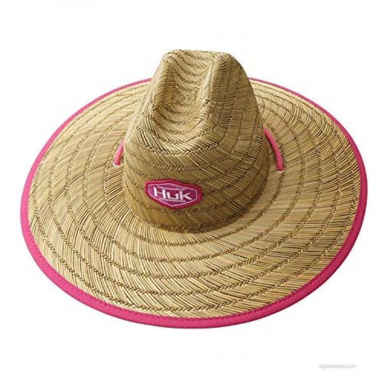 HUK Women's Straw Wide Brim Fishing Hat