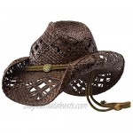 Sonoma - Deadwood Trading Raffia Straw Cowboy Hat | Men & Women Country | Beach