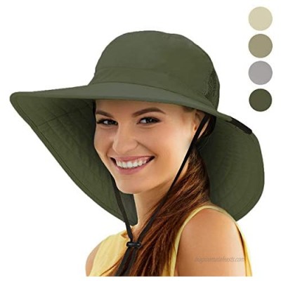 Sun Hat Wide Brim Fishing Boonie Cap Safari Hat for Women Hiking