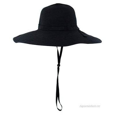 SwimZip Women's Wide Brim Sun Hat - UPF 50+ Sun Protection