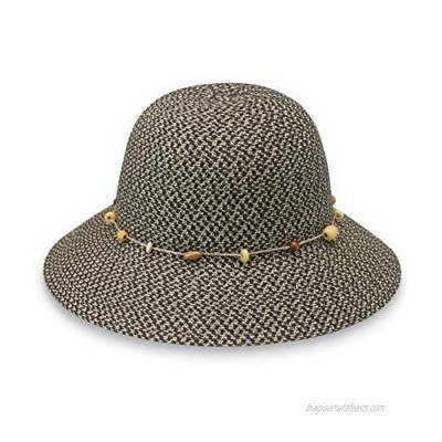 Wallaroo Hat Company Women’s Naomi Sun Hat – UPF 50+  Packable  Modern Style  Designed in Australia