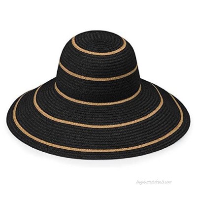 Wallaroo Hat Company Women’s Savannah Sun Hat – UPF 50+  Broad Brim  Elegant Style  Designed in Australia