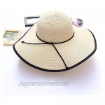 Women's Foldable Wide-Brimmed Beach Hat Summer Sun Beach Hat