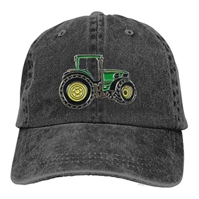 Green Farmers Tractor Vehicle Metal Enamelled Novelty Lapederby hat Surgical Cap Bunny hat Casquette