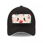 Jovno Christmas Blessing from Santa Unisex Fashion White Edge Curved Edge Baseball Cap Reinforced Cap Top Fashion Hat Shape Long Lasting Profile Wearable Style 3221313