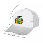 Jovno Cowboy Sun Hats Coat of Arms of Bolivia Outdoor Shapeable Fashion Panama Sun Fisherman Hat