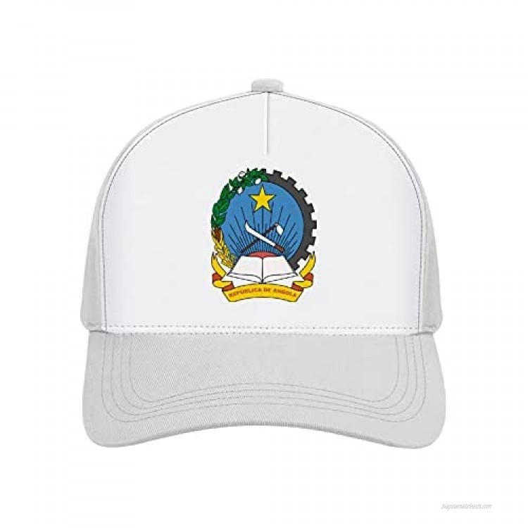 Jovno Cowboy Sun Hats Emblem of Angola Outdoor Shapeable Fashion Panama Sun Fisherman Hat
