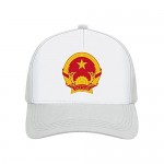 Jovno Cowboy Sun Hats Emblem of Vietnam Outdoor Shapeable Fashion Panama Sun Fisherman Hat
