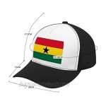 Jovno Cowboy Sun Hats Ghana Flag Outdoor Shapeable Fashion Panama Sun Fisherman Hat