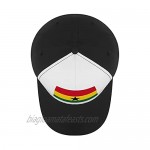Jovno Cowboy Sun Hats Ghana Flag Outdoor Shapeable Fashion Panama Sun Fisherman Hat