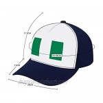 Jovno Cowboy Sun Hats Nigeria Flag Outdoor Shapeable Fashion Panama Sun Fisherman Hat